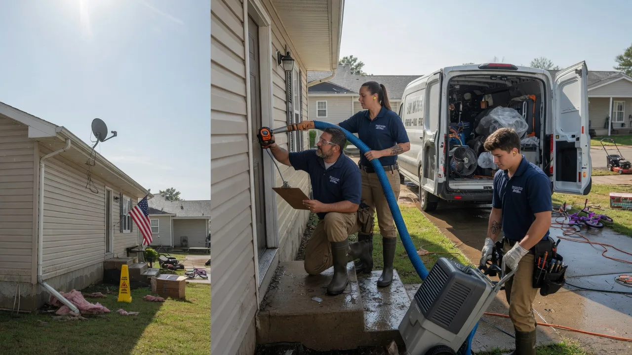 Ceiling Water Damage Restoration in Bellevue, NE near me